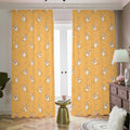Little Corgi Pattern Print Dimout Pencil Pleat Curtains