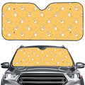 Little Corgi Pattern Print Car Windshield Sun Shade