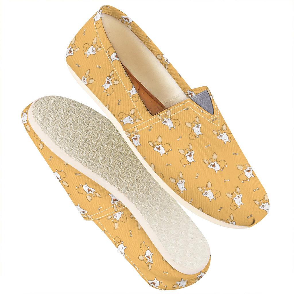 Little Corgi Pattern Print Casual Shoes