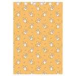 Little Corgi Pattern Print Curtain