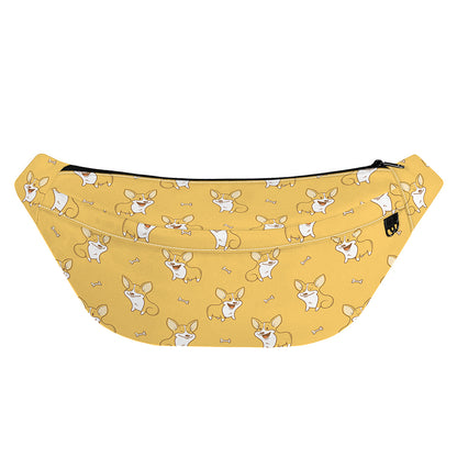 Little Corgi Pattern Print Fanny Pack