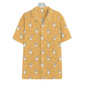 Little Corgi Pattern Print Hawaiian Shirt