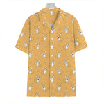 Little Corgi Pattern Print Hawaiian Shirt