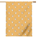 Little Corgi Pattern Print House Flag