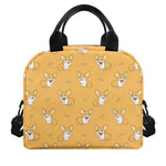 Little Corgi Pattern Print Insulated Lunch Bag