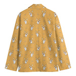 Little Corgi Pattern Print Men's Blazer