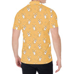 Little Corgi Pattern Print Men's Shirt