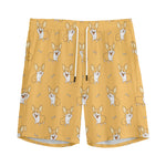 Little Corgi Pattern Print Men's Sports Shorts