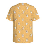 Little Corgi Pattern Print Men's Sports T-Shirt