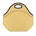Little Corgi Pattern Print Neoprene Lunch Bag