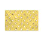Little Corgi Pattern Print Polyester Flag