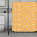 Little Corgi Pattern Print Polyester Shower Curtain