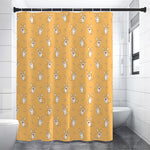 Little Corgi Pattern Print Premium Shower Curtain