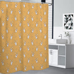 Little Corgi Pattern Print Premium Shower Curtain