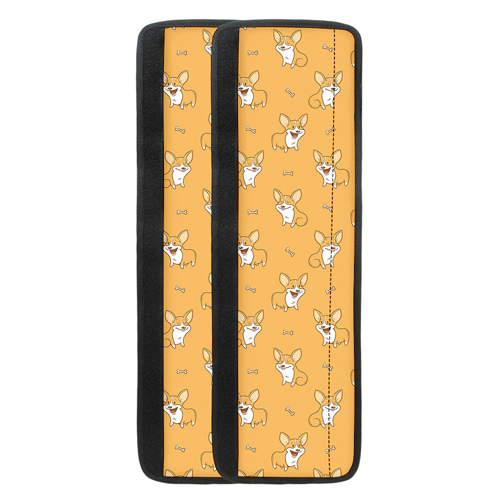 Little Corgi Pattern Print Refrigerator Handle Covers