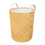 Little Corgi Pattern Print Round Laundry Basket