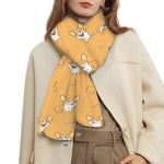 Little Corgi Pattern Print Scarf
