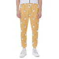 Little Corgi Pattern Print Joggers