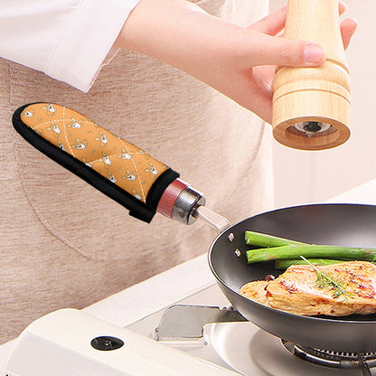 Little Corgi Pattern Print Skillet Handle Cover
