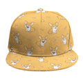 Little Corgi Pattern Print Snapback Cap