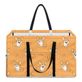 Little Corgi Pattern Print Utility Tote Bag