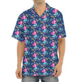 Little Cute Mermaid Pattern Print Aloha Shirt