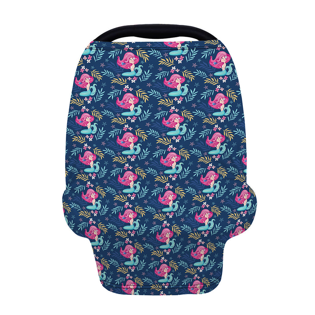 Little Cute Mermaid Pattern Print Baby Seat Cover