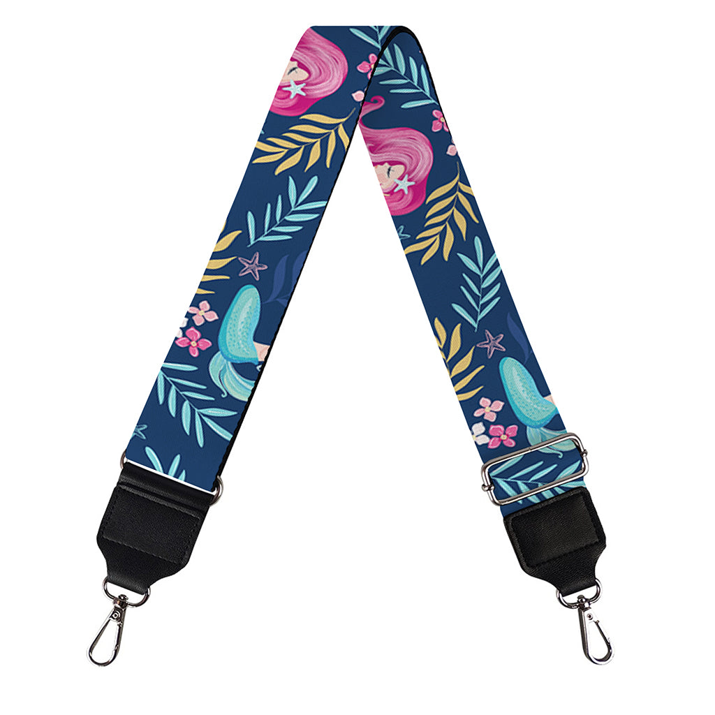 Little Cute Mermaid Pattern Print Bag Strap