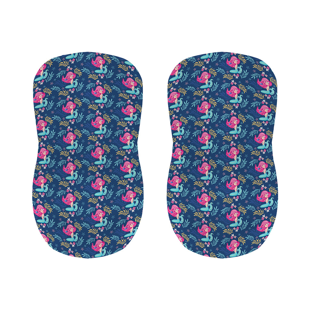 Little Cute Mermaid Pattern Print Bar Stool Covers