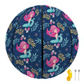 Little Cute Mermaid Pattern Print Basketball
