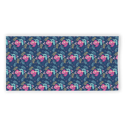 Little Cute Mermaid Pattern Print Beach Towel