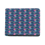 Little Cute Mermaid Pattern Print Bifold Wallet