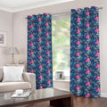 Little Cute Mermaid Pattern Print Dimout Grommet Curtains