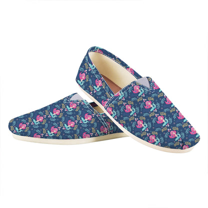 Little Cute Mermaid Pattern Print Casual Shoes
