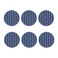Little Cute Mermaid Pattern Print Coaster Set