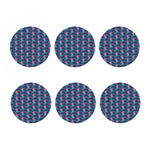 Little Cute Mermaid Pattern Print Coaster Set