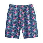 Little Cute Mermaid Pattern Print Cotton Shorts