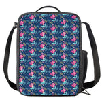 Little Cute Mermaid Pattern Print Crossbody Lunch Bag