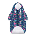 Little Cute Mermaid Pattern Print Dog Zip Up Hoodie