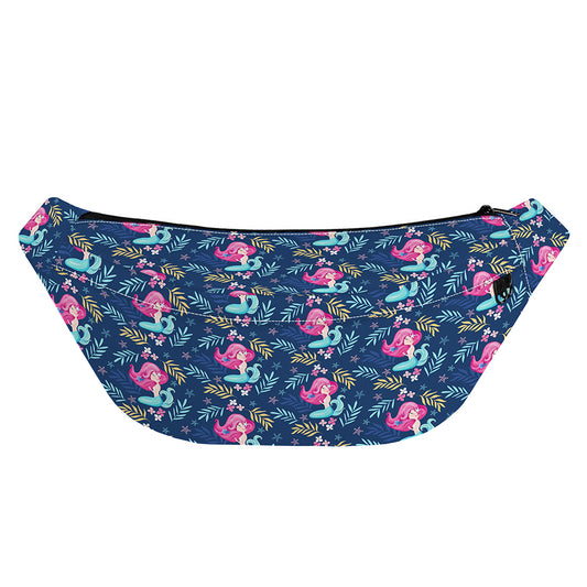 Little Cute Mermaid Pattern Print Fanny Pack