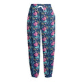 Little Cute Mermaid Pattern Print Fleece Lined Knit Pants