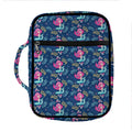 Little Cute Mermaid Pattern Print Front Pocket Bible Bag