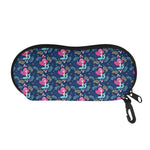 Little Cute Mermaid Pattern Print Glasses Case