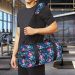 Little Cute Mermaid Pattern Print Gym Bag