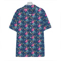 Little Cute Mermaid Pattern Print Hawaiian Shirt