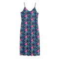 Little Cute Mermaid Pattern Print Jersey Midi Cami Dress
