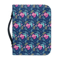Little Cute Mermaid Pattern Print Leather Bible Cover