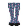 Little Cute Mermaid Pattern Print Long Socks