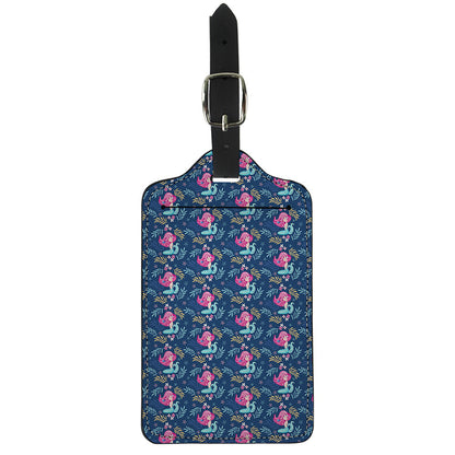 Little Cute Mermaid Pattern Print Luggage Tag