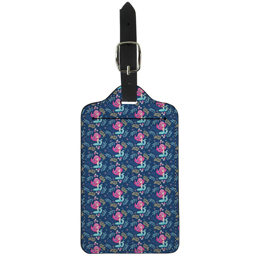 Little Cute Mermaid Pattern Print Luggage Tag